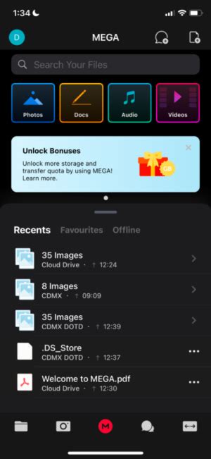 mega mobile app